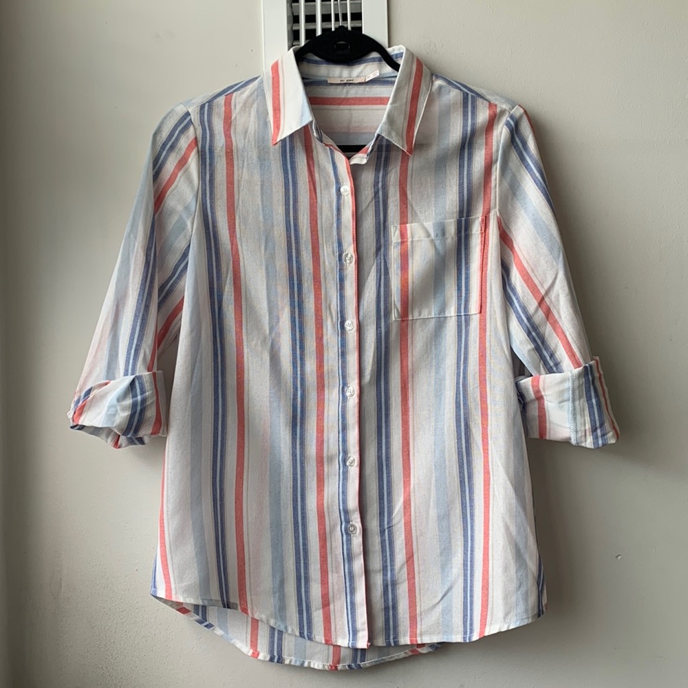 XS Striped Button up Shirt
